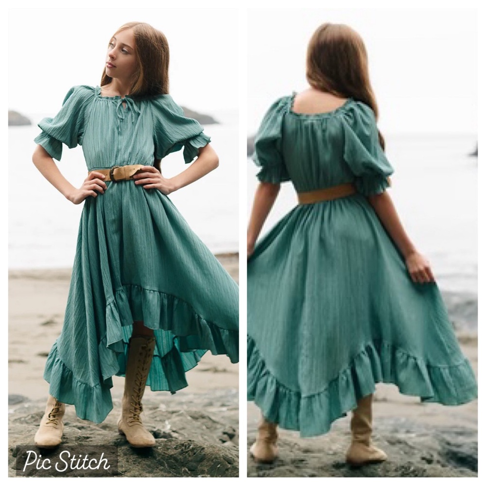 Joyfolie Gwenola Dress in Ocean Green